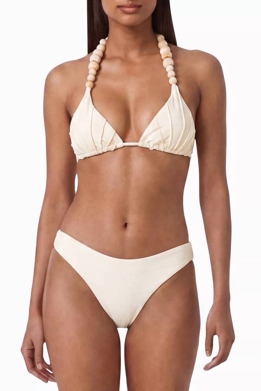 NEW DEVON WINDSOR leni bikini top in opal